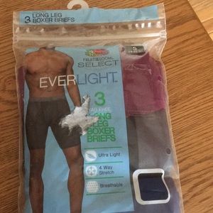 Fruit of Loom Men small Long leg boxer briefs
